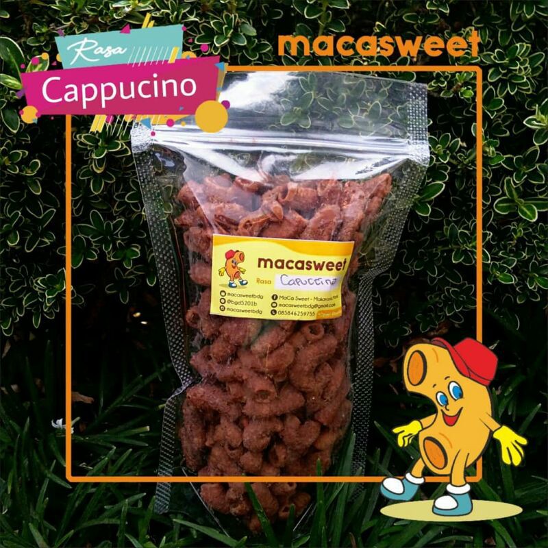 

Makaroni Manis Rasa Cappucino