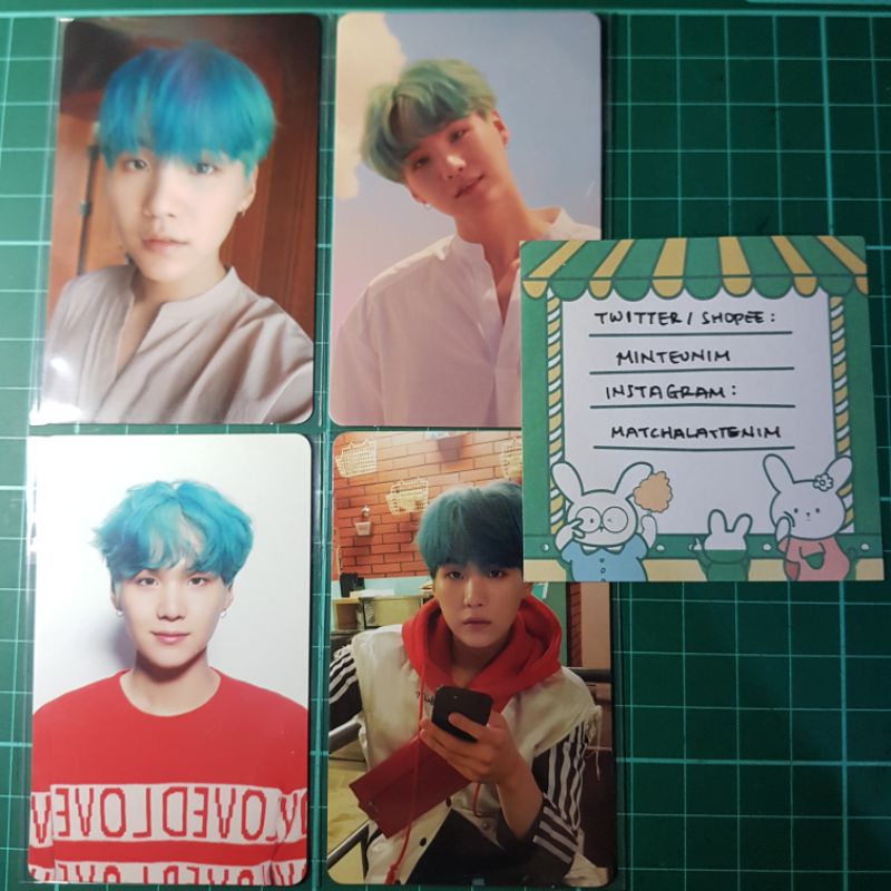 BTS SUGA YOONGI LOVE YOURSELF LY HER PC PHOTOCARD VER L O V E