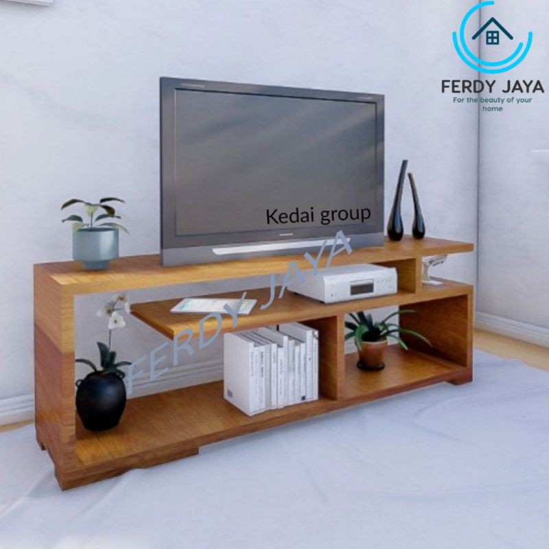 Meja Bufet Tv Minimalis Rak Lemari Tv Kayu Modern Murah Susun Home Theater