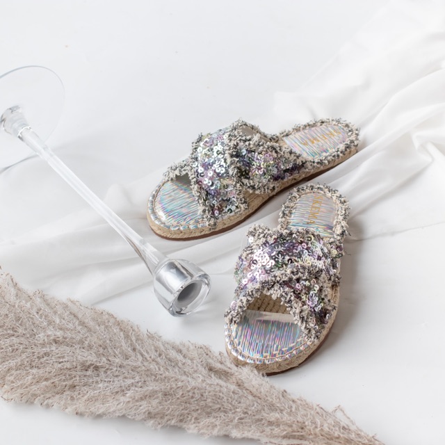 Kami Espadrilles (silver)