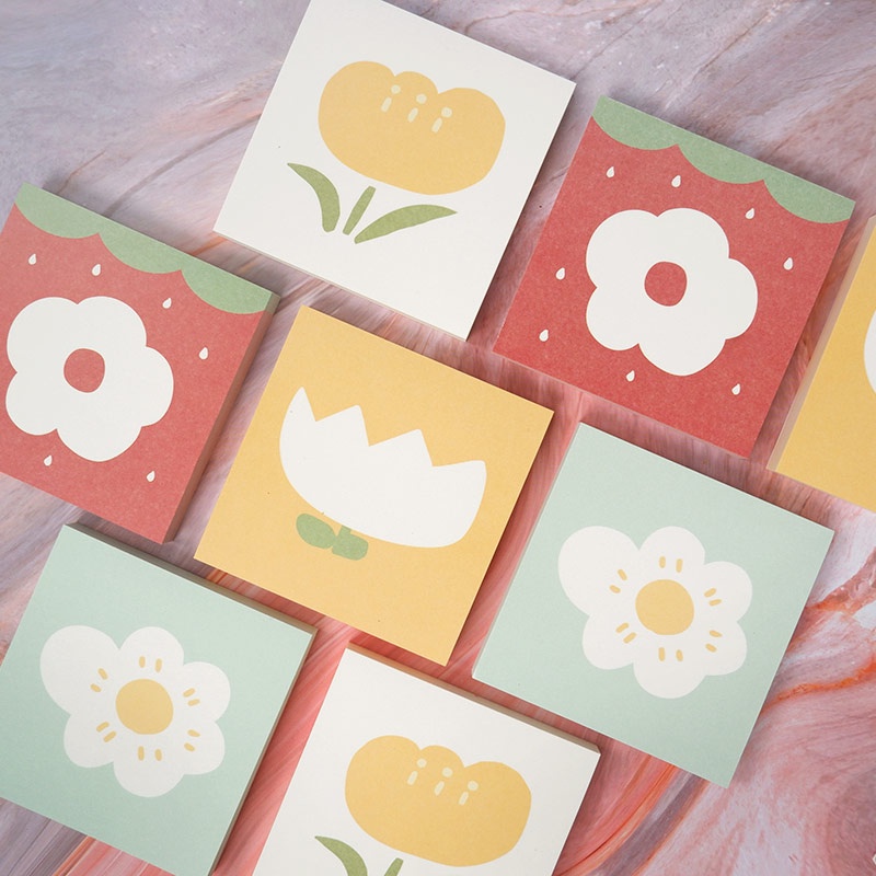 

Kertas Memo Lucu Panmomo Flower For You Square