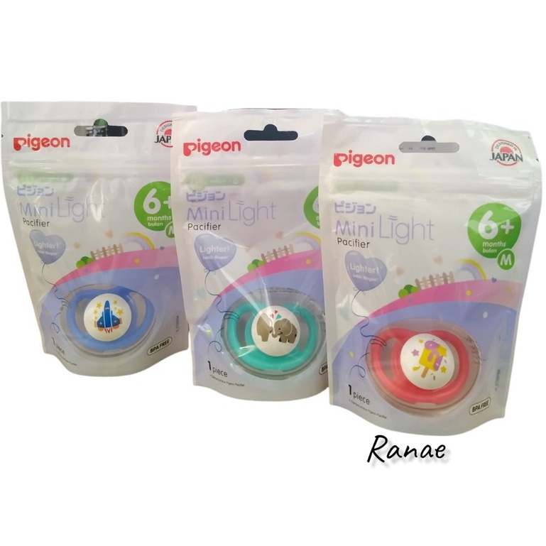 Empeng Pigeon Mini Light Pacifier size M / Empeng Silicone Pigeon