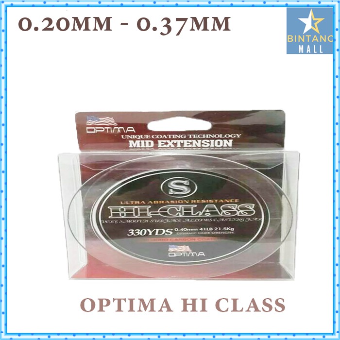 BENANG PANCING OPTIMA HC 0.20 0.23 0.26mm 0.28mm 0.33mm 0.37mm SENAR KECIL KUAT 240 YRD WARNA BENING