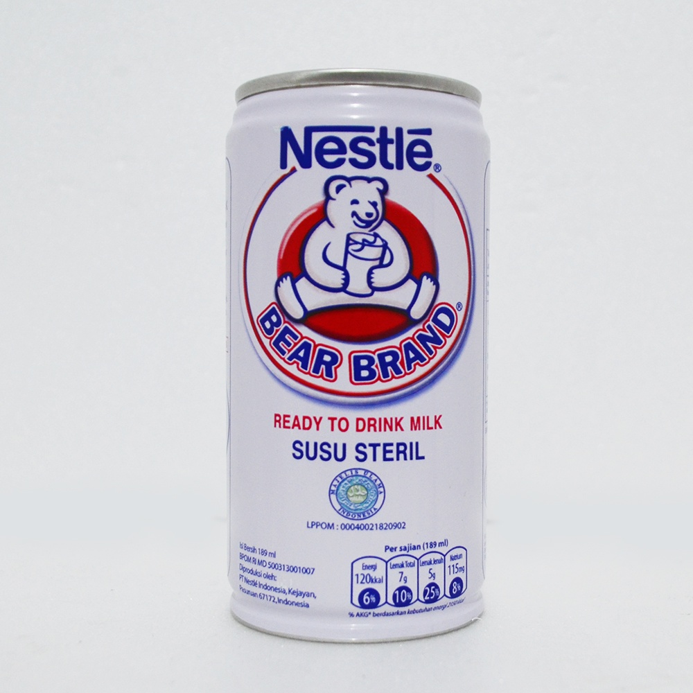 Susu Bear Brand Netsle 189 ml / Susu Beruang Steril