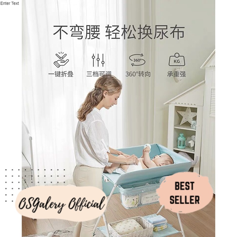 1152 OSGalery Tafel Baby KUB Bak Tempat Kasur Mandi Bayi Bathup Alas Ganti Baju Popok Anak Balita bi