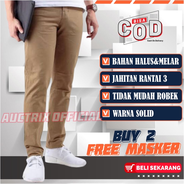 Celana Chino Panjang Pria Big Size Jumbo 27-50 Original Reguler Fit Distro Premium Murah