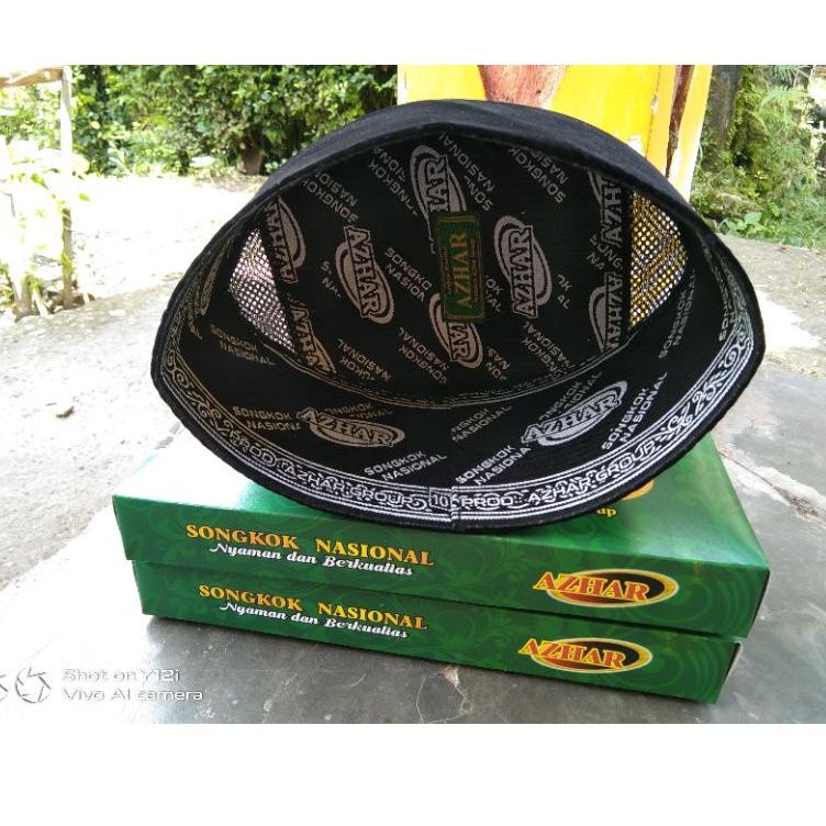 Songkok Susun Polos Ac Peci Susun Polos Kopiah Susun Hitam Kopyah Susun Peci Hitam Songkok Hitam ‣ A