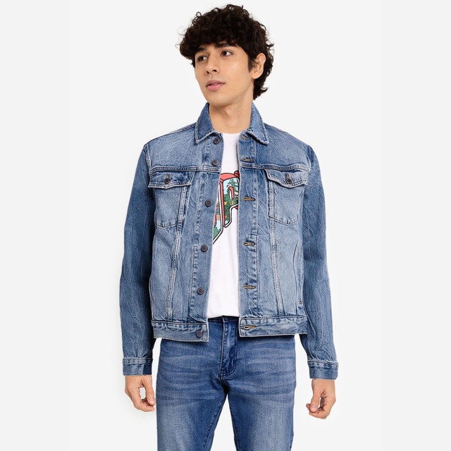 Superdry Highwayman Trucker Jacket - Original & Vintage Pria 01