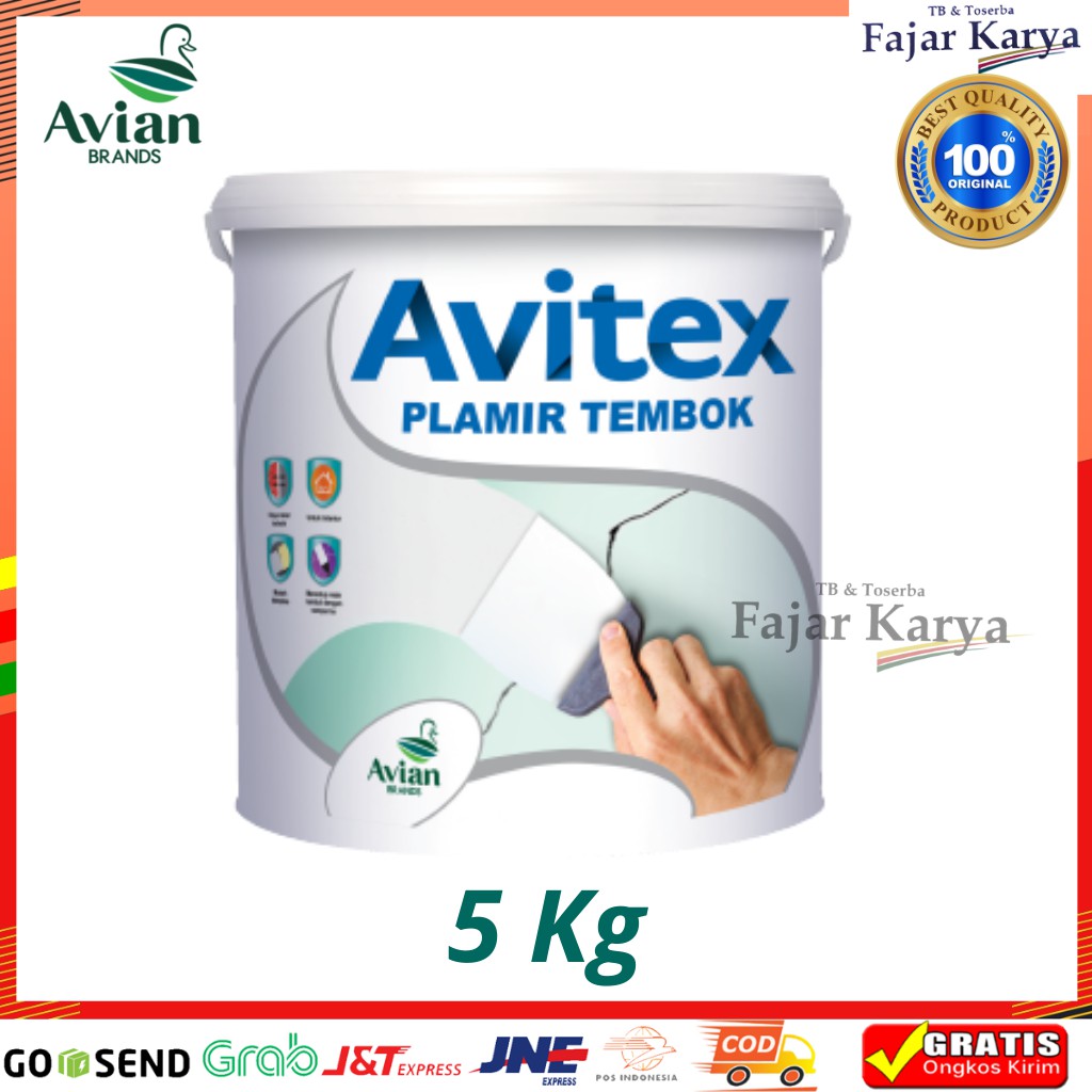 PLAMIR AVITEX PLAMIR TEMBOK 5 Kg