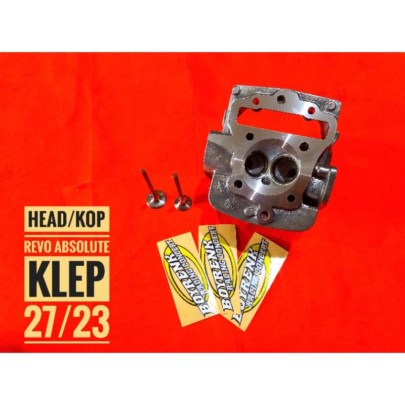 HEAD/KOP KWB REVO ABSOLUTE/BLADE UKURAN KLEP 26/22 - 27/23 - 28/24 - 29/24 - BOYRENK RACING CONCEPT