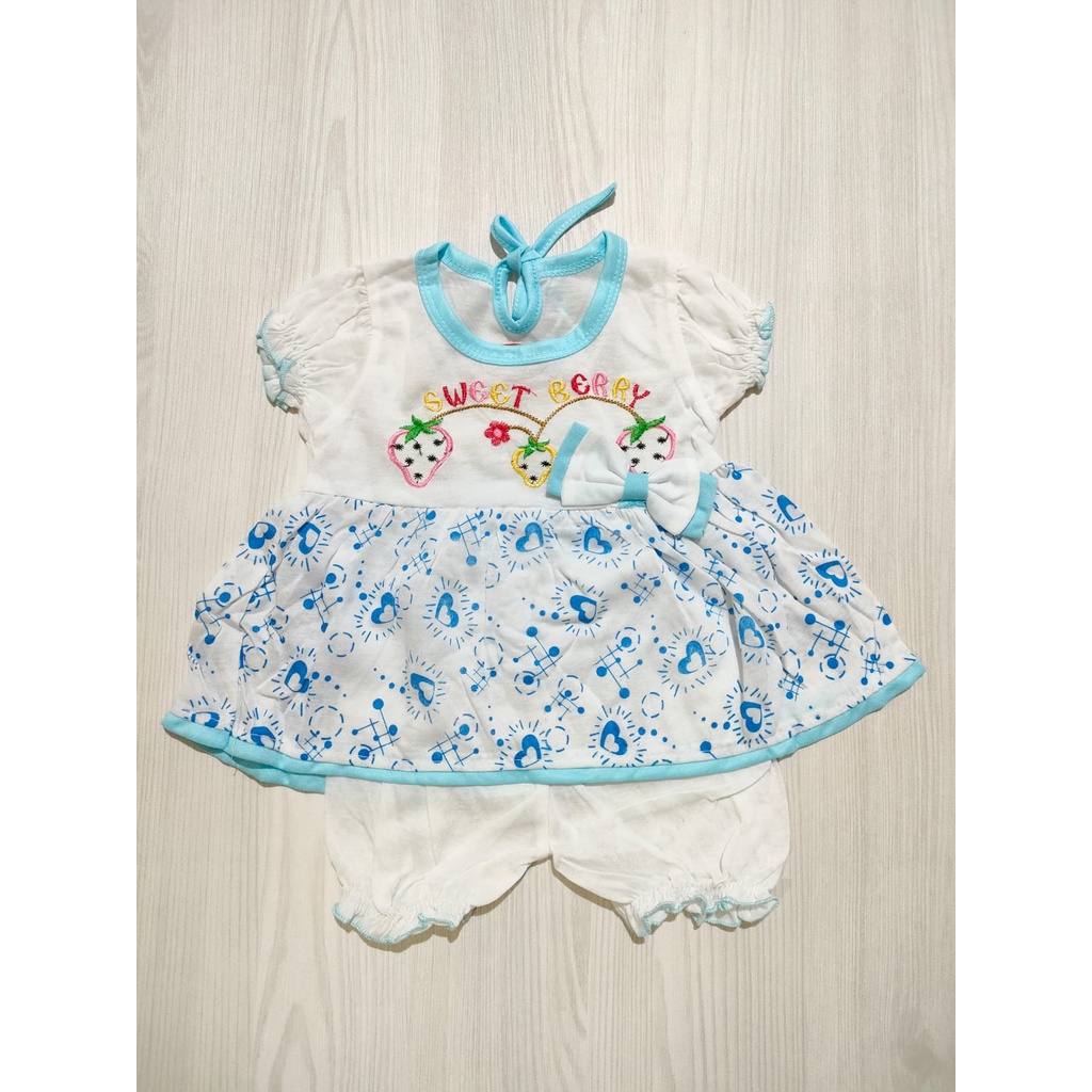 SETELAN BAYI LUCU / Baju Bayi Perempuan 0 - 6 bulan