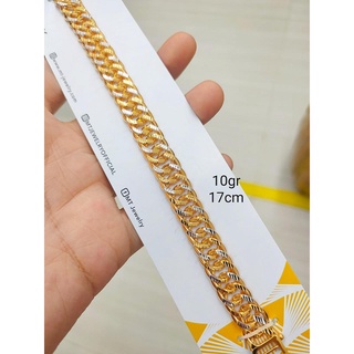 Shop Malaysia Gold Plated Bracelet Gelang Tangan Emas Korea 新款铜渡金饰品仿黄金手链 Shopee Singapore