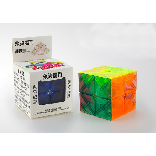 Rubik 2x2 Yongjun Yj Transparant stickerless murah unik original 100%