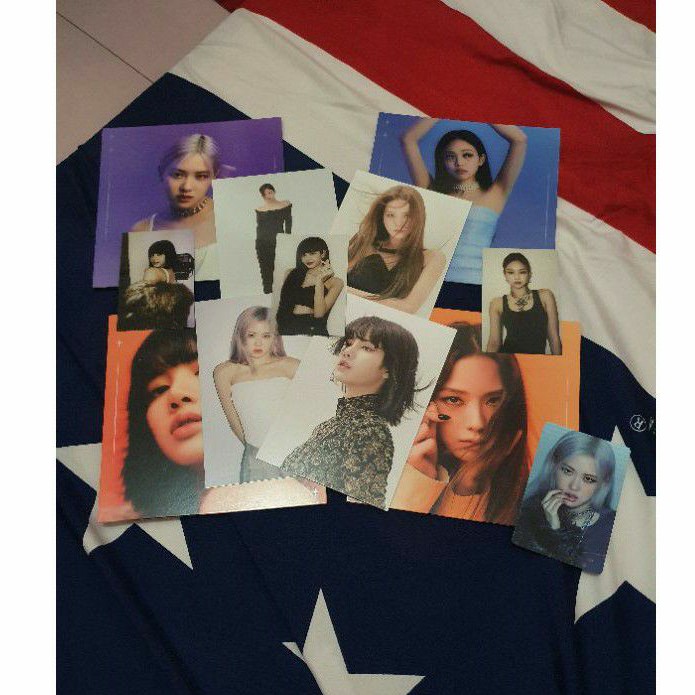 [READY LANGSUNG KIRIM] Blackpink 1st Full Album The Album Ver 4 Rose Lisa Jisoo Jennie Photocard PC