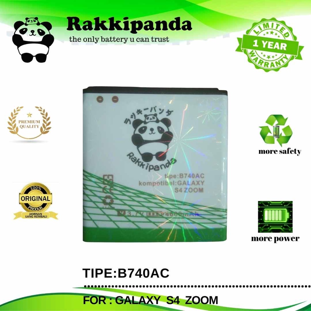 RakkiPanda - B740AC Samsung Galaxy S4 Zoom C1010 Batre Batrai Baterai