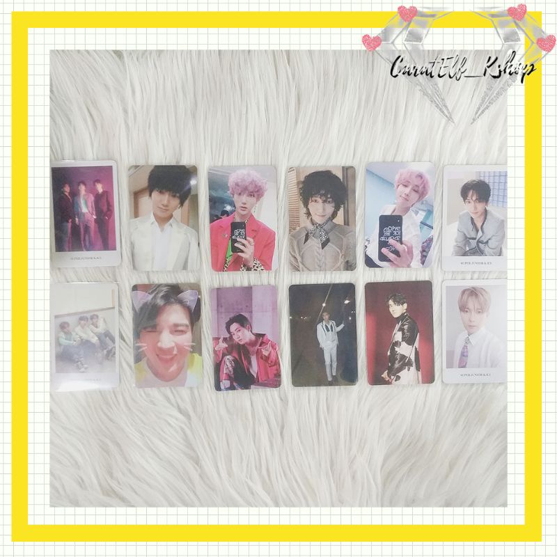 PHOTOCARD PC YESUNG SIWON EUNHYUK SHINDONG KRY SUPER JUNIOR