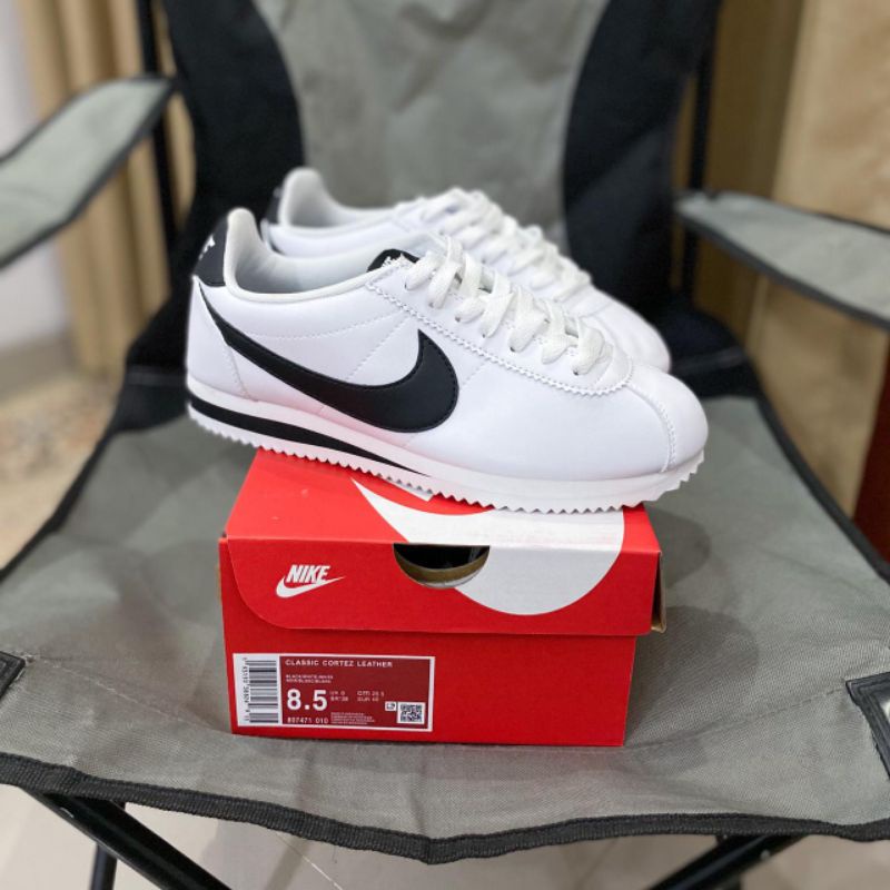 NIKE CORTEZ WHITE BLACK BNIB ORIGINAL