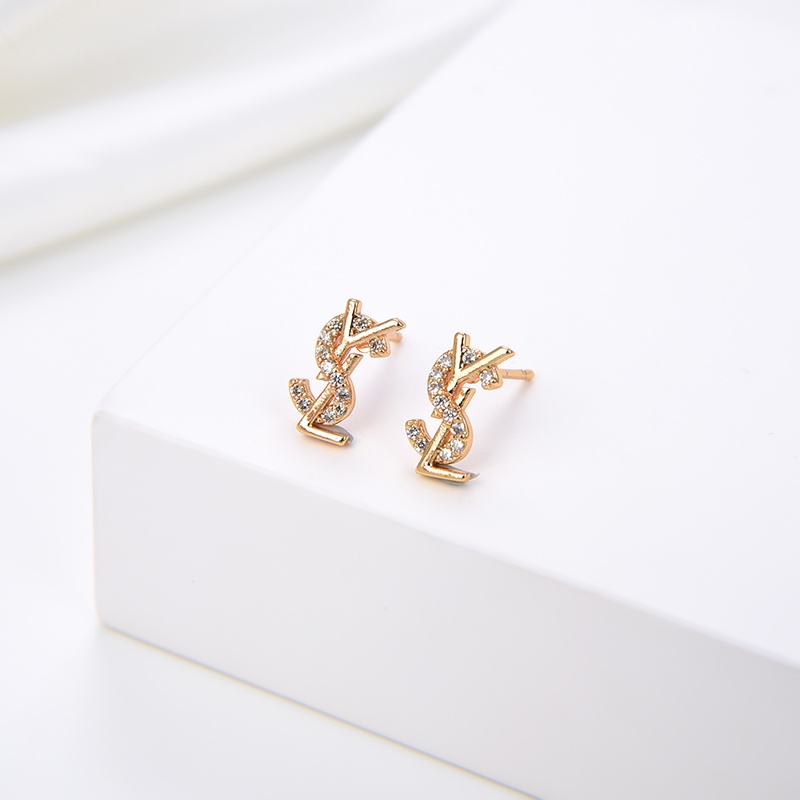 anting titanium wanita emas muda anti karat dewasa tusuk korea asli panjang dan luntur korea style selamanya dewasa 45-53e