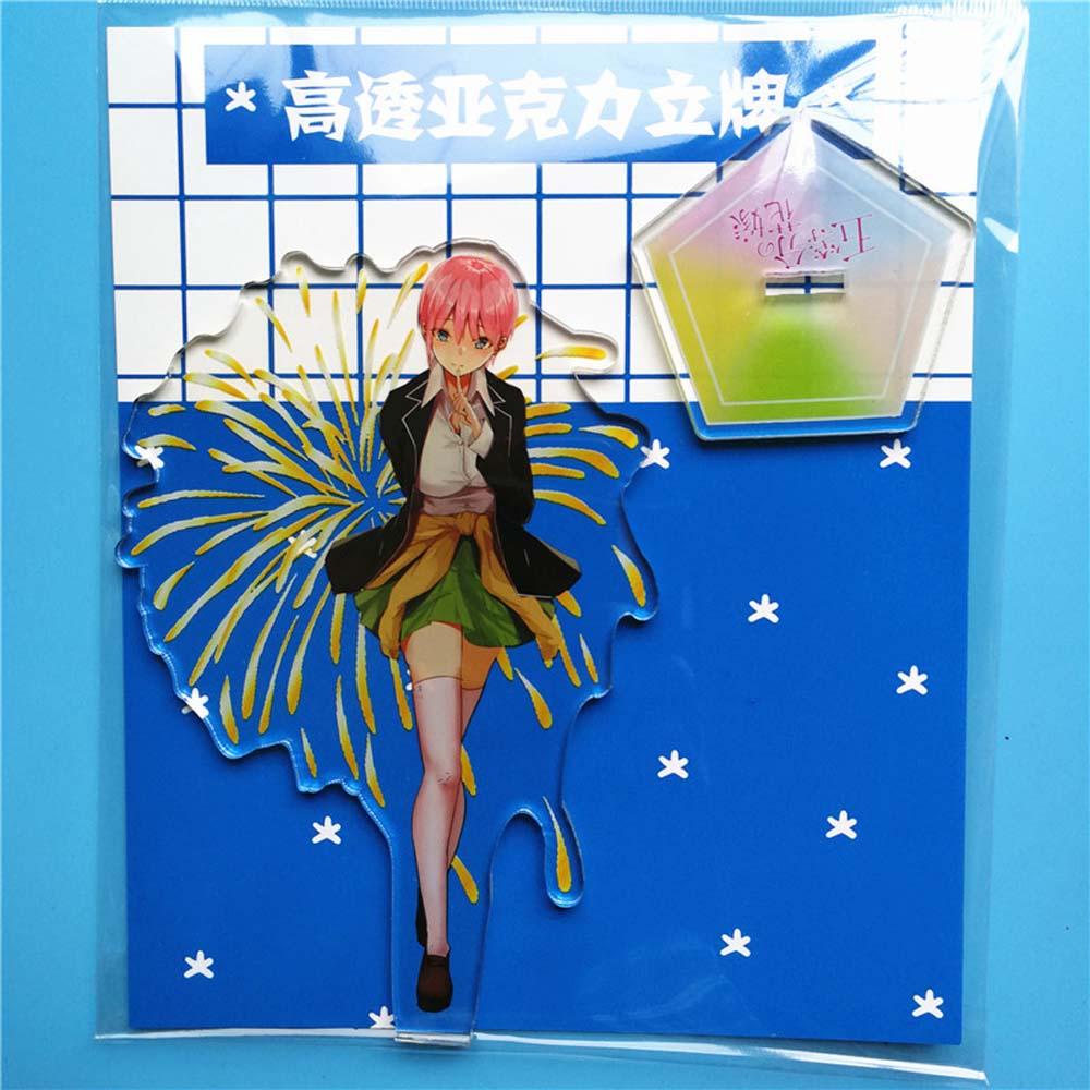 [Elegan] Nakano Miku Anime Action Figure Fashion Yotsuba Itsuki Dekorasi Mainan Koleksi Model Gotoubun No Hanayome Quintessential Figure Model Plat