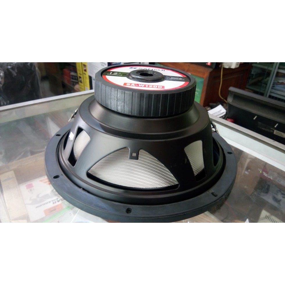 Speaker Subwoofer SANSUI 600w Super Bass SA W12DD BERKUALITAS