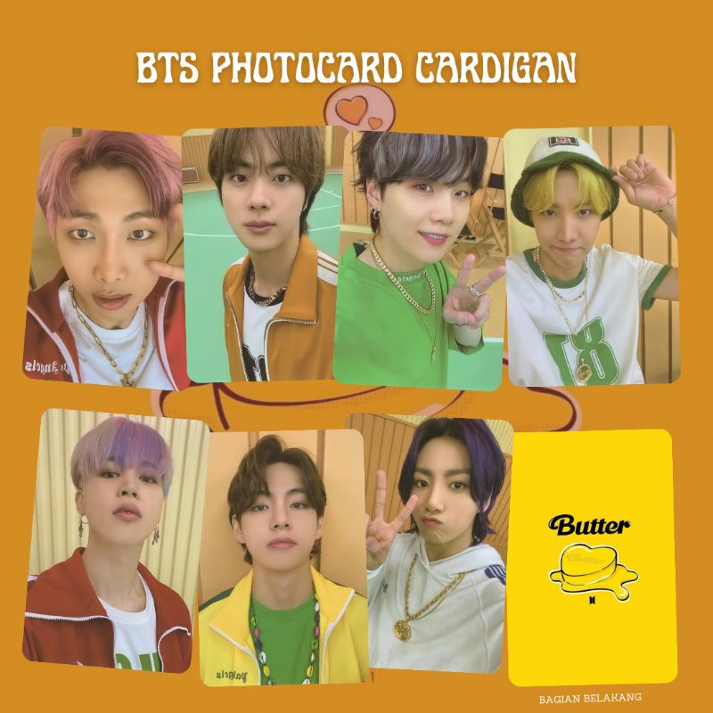 BTS CARDIGAN PHOTOCARD PC CARDI