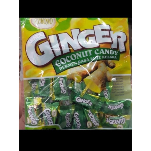 

Permen GINGER (Permen Kimono Coconuts Candy) 1 bks
