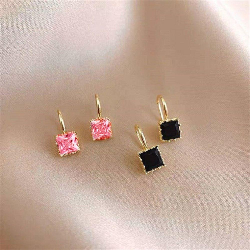 Lily Anting Mini Mode Kesederhanaan Tidak Teratur Kristal Geometris