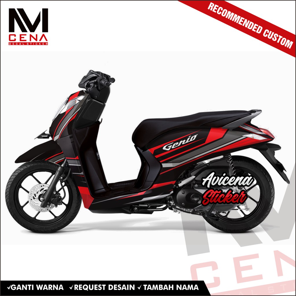 Sticker Decal Honda Genio Decal Sticker Genio Sticker Striping Decal Genio Full Body GX