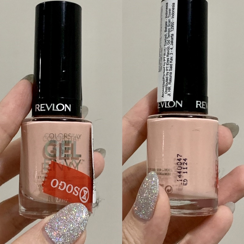 Kutek Revlon Gel Nail Art Warna Pink Soft / Pink Pastel (Preloved)