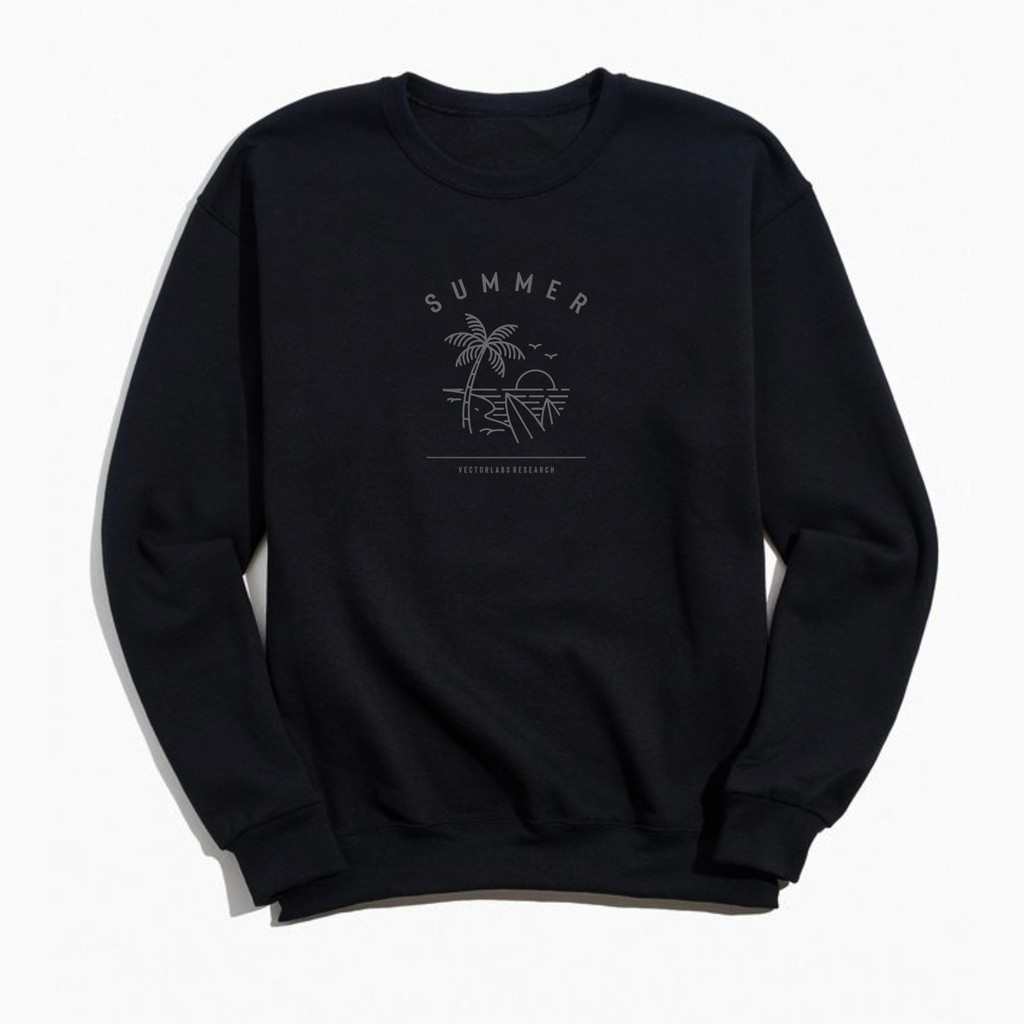 Sweater Unisex Crewneck Pria Wanita murah Switer Oblong Sweater Crewneck Kekinian