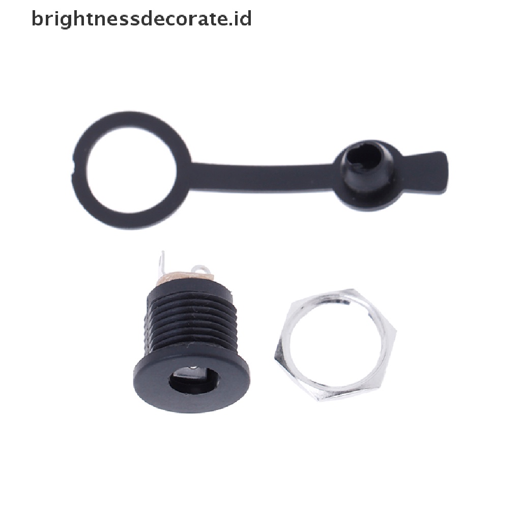 [birth] Waterproof 5.5 x2.1mm/5.5*2.5mm DC socket power jack plug female mount connector [ID]