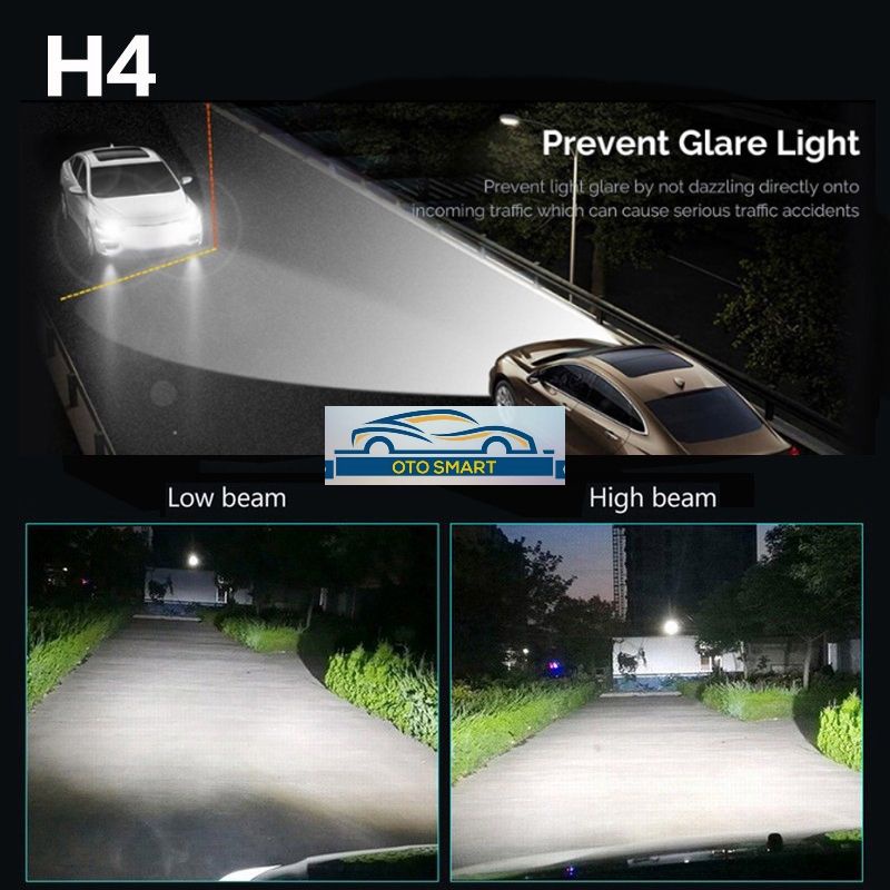 Lampu LED Depan Mobil X7 H4 H11 Lampu Utama Mobil Super Terang