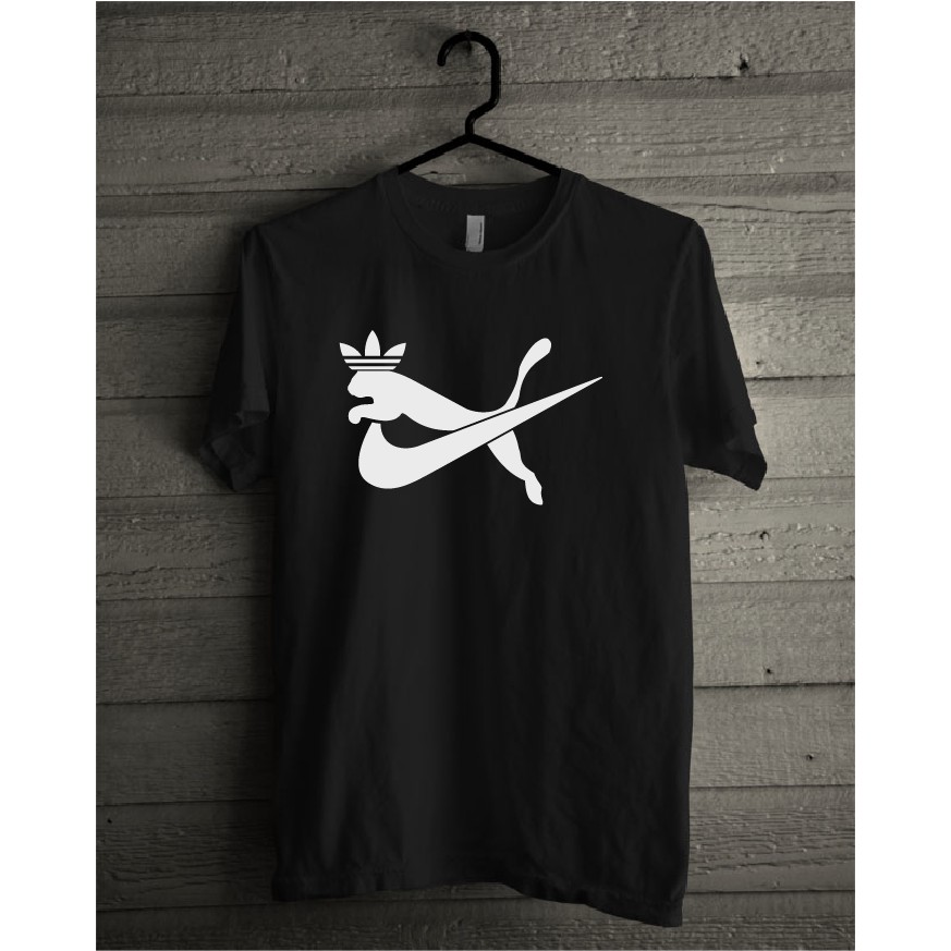 Baju Kaos Promo | Kaos Obral Baju Combed 30S Distro Adidas Puma Nike Collaboration Murah