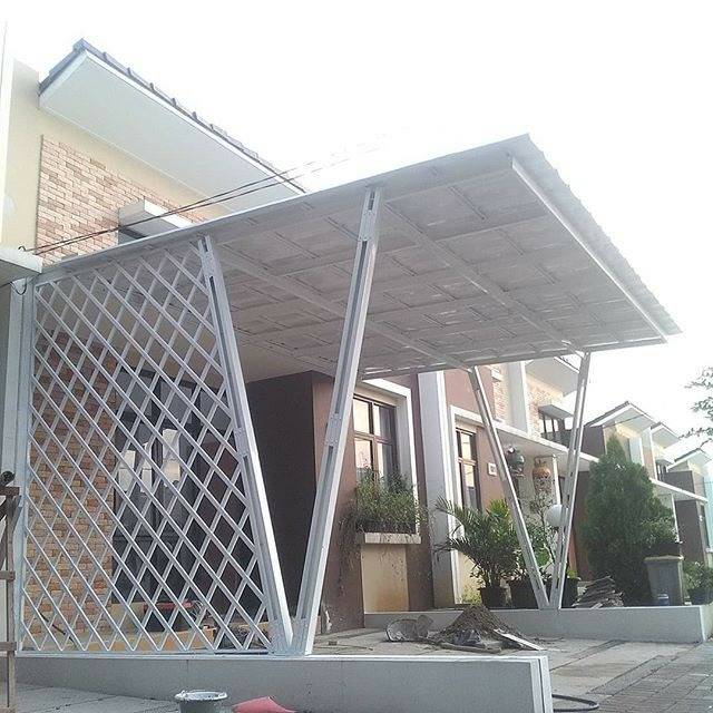 Kanopi Canopy Tiang Rangka Double Baja Ringan Shopee Indonesia