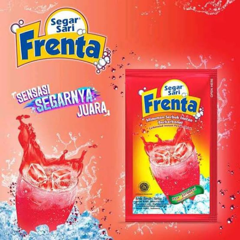 Frenta Soda Ringan / Frenta 1 Renteng 10 Sachet