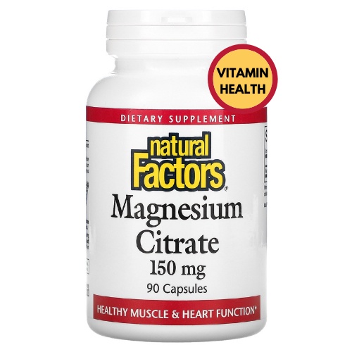 Natural Factors, Magnesium Citrate, 150 mg