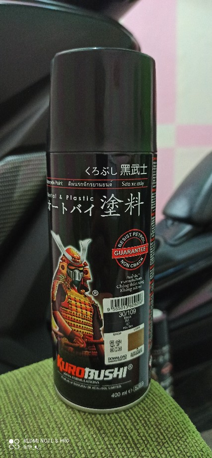 Samurai Paint Pilox Pylox Cat Semprot Black 109