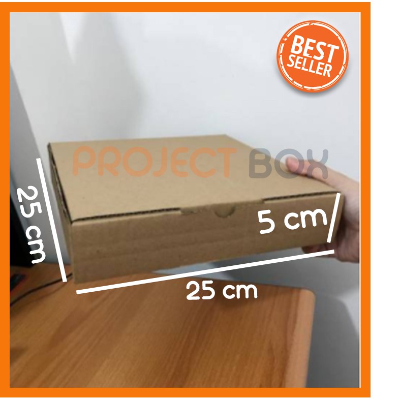 

KARDUS PACKING BOX PIZZA / BOX KUE / DIE CUT Uk. 25x25x5