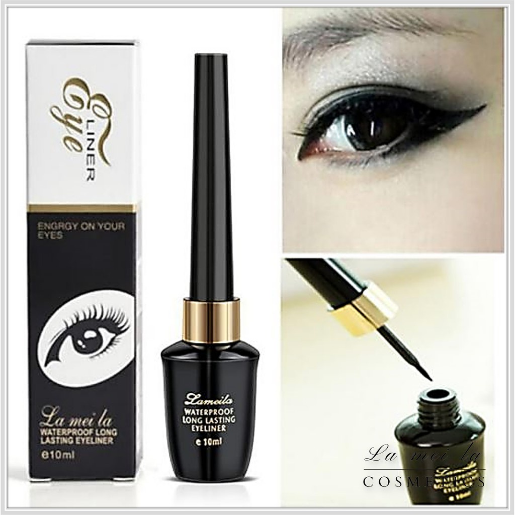 Eyeliner Waterproof Lamela Tahan Lama Cepat Kering / Kosmetik Wanita / Eyeliner Liquid Terbaru