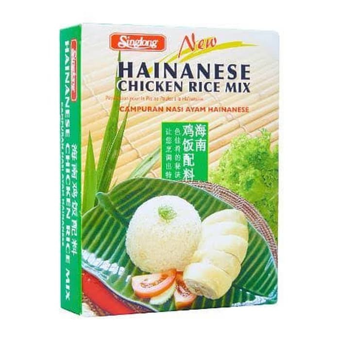 

Singlong Hainanese chicken Rice Mix 90gr Bumbu Nasi Ayam campur Hainam