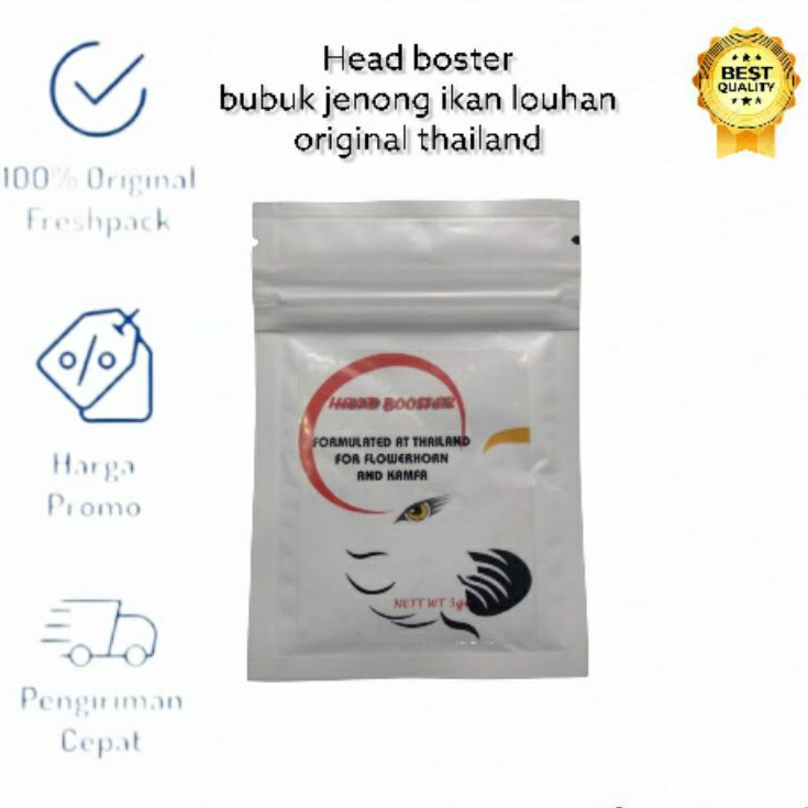 HEAD BOOSTER Serbuk jenong Louhan Formula Thailand For Flowerhorn Kamfa