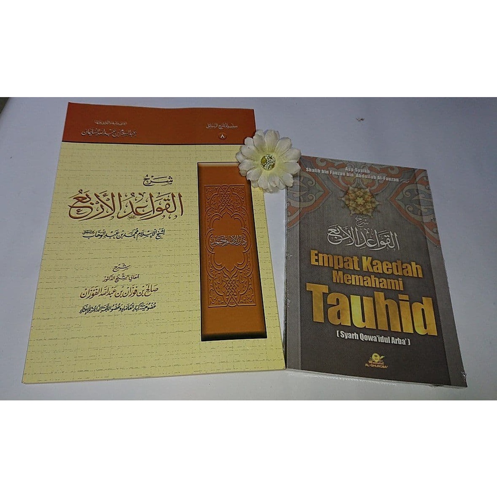Paket Hemat kitab Arab Asli dan Terjemah Syarah Qowaidul Arba' Asy Syaikh Shalih Fauzan hafizhahulla