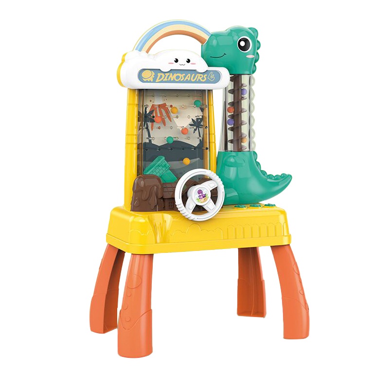 Mainan Dinosaurus Tangkap Bola Musik Main Setir Mobil Steering Wheel Montessori Anak Anak