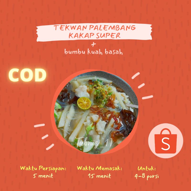 

PENTOL TEKWAN KAKAP SUPER KHAS PALEMBANG BEST SELLER!!!