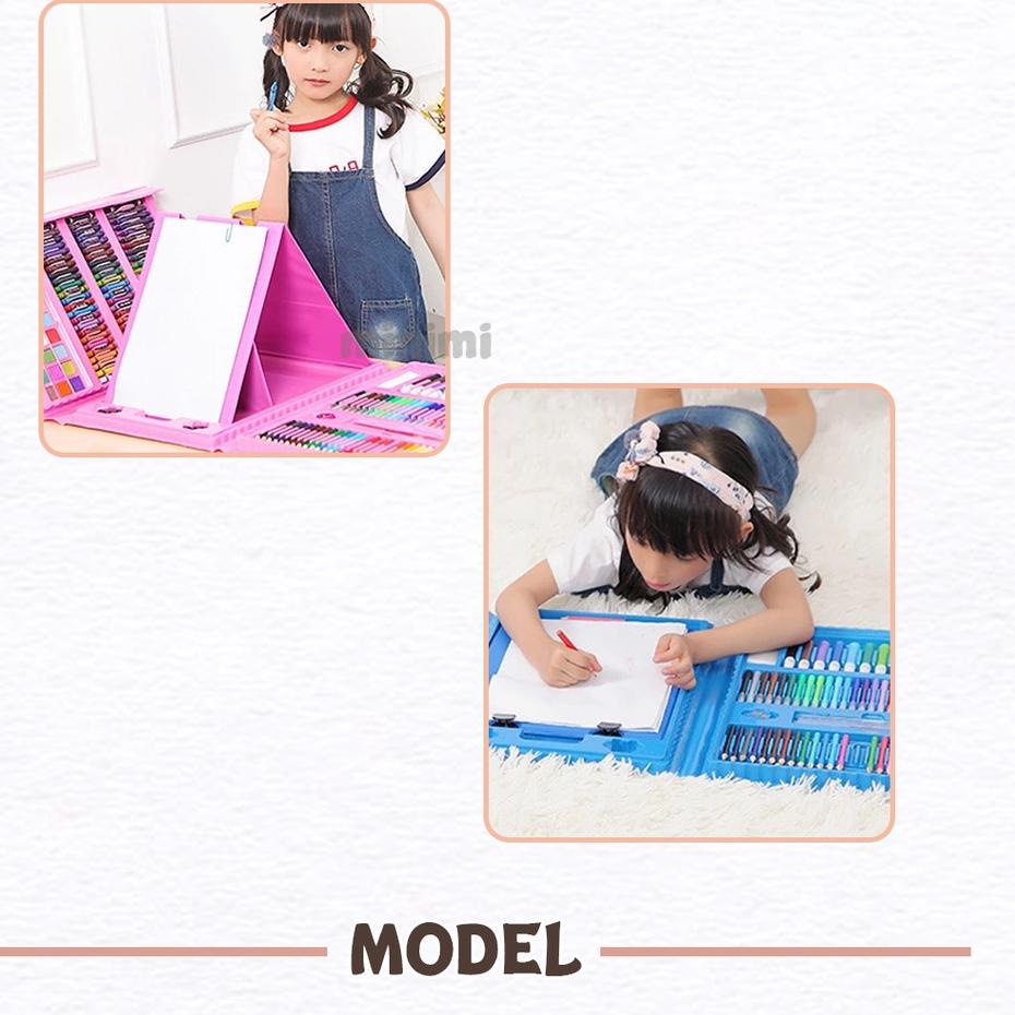 

➴Grosir✢➴ GKF9O Crayon Mewarnai Alat Mewarnai Oil Pastel Anak Set 5 IN 1 Isi 208pcs Oil Pastel Crayon 208 Macam Warna Set Koper 208 in 1 Cocok Untuk Kad MINIMI Q47 Terkini