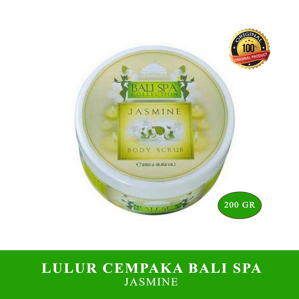 Lulur Cempaka Bali Spa Body Scrub (Jasmine / Bengkoang / Green Tea) 200gr