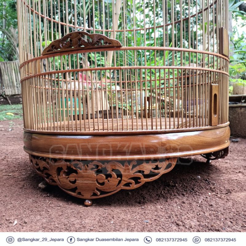 Sangkar burung Murai,borneo,Kacer,batu ukiran karawang