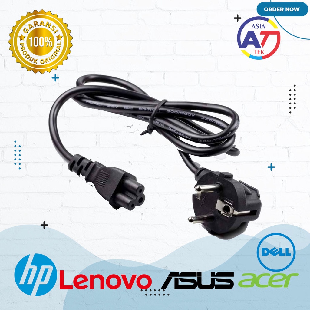 Jual Kabel Power Adaptor Laptop 3 Lubang Shopee Indonesia