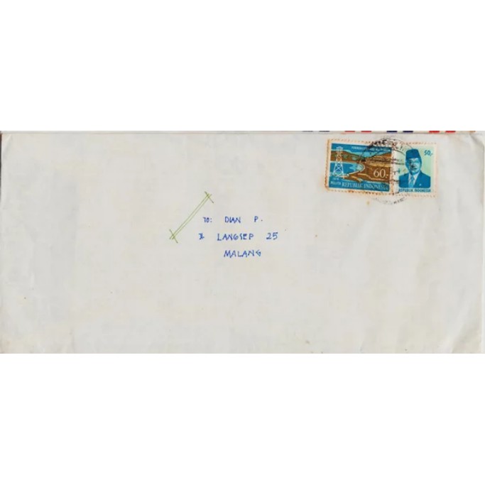 

Perangko Filateli A3-52 Indonesia Cover From Jember To Malang