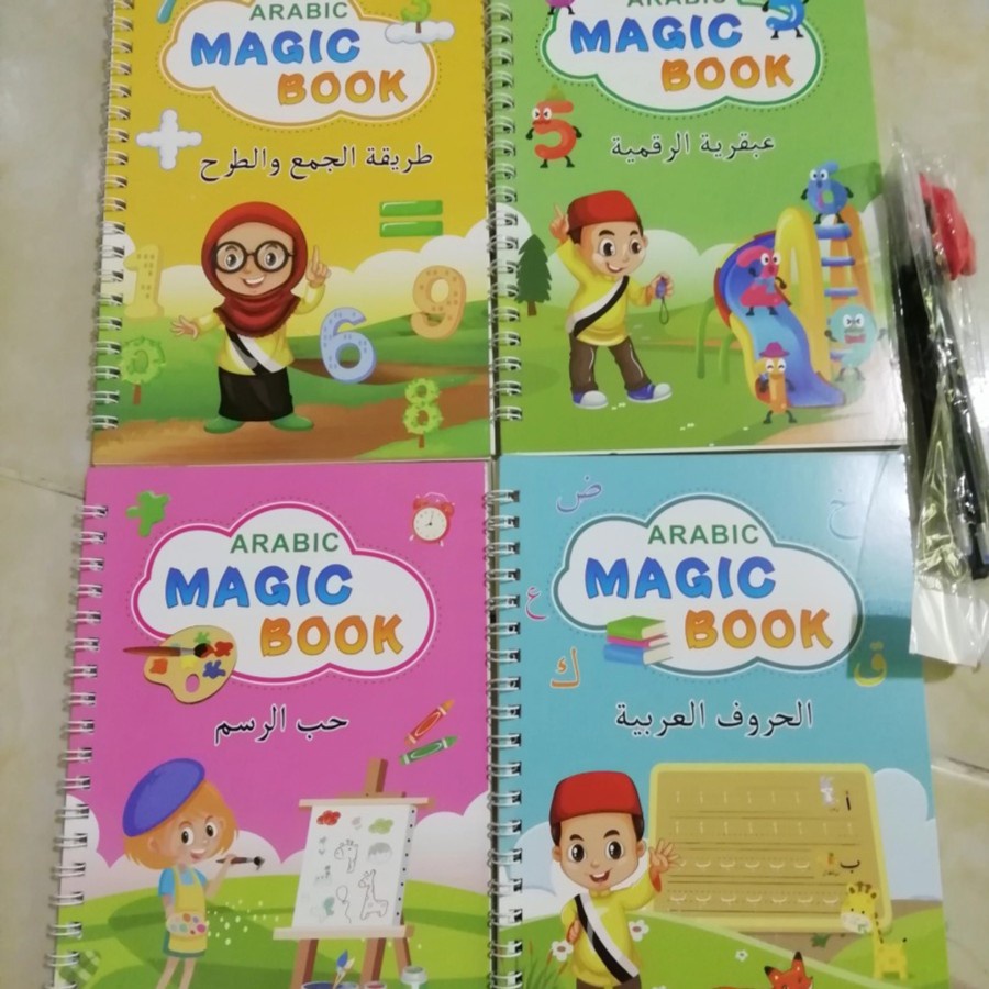 

Buku Sank Magic Book Versi Hijaiyah | Arabic Copy Book